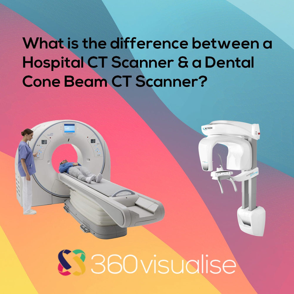 Difference between a CT Scanner and Dental Cone beam CT - 360visualise