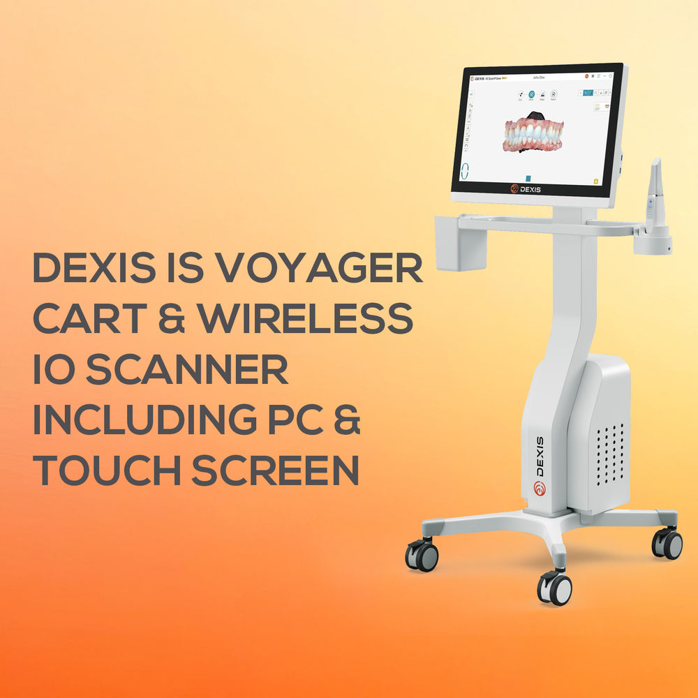 DEXIS™ IS Voyager Cart & 3800W Wireless Intra Oral Scanner