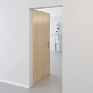 Light Oak Veneer Leaded door with no viewing window