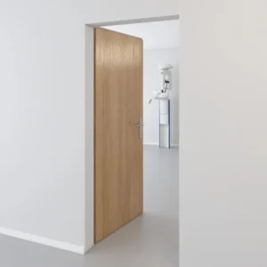 Dark Oak Veneer Leaded door with no viewing window