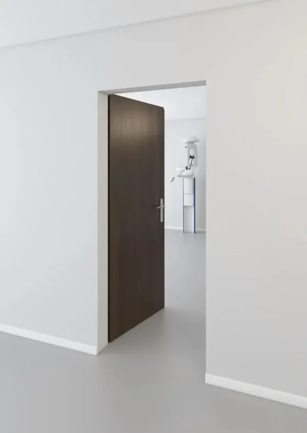 Walnut Veneer Leaded door with no viewing window