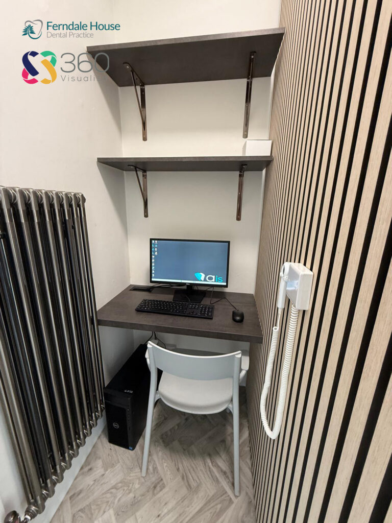 CBCT workstation installed by 360 Visualise in a UK dental practice