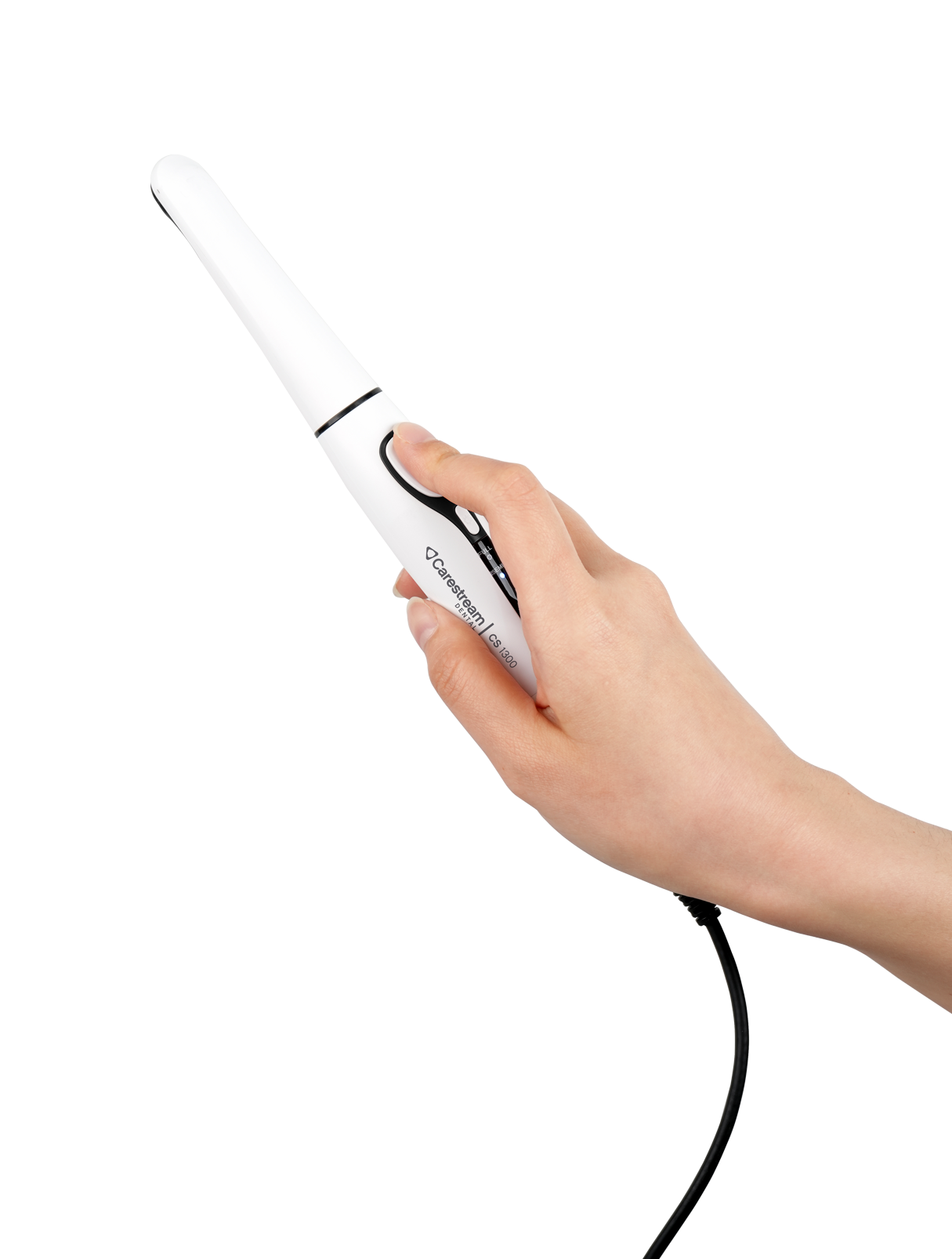 Carestream CS 1300 intraoral camera one-click image capture button detail