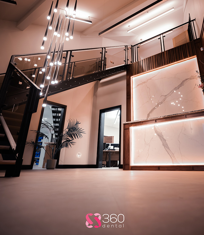 360 Visualise reception and welcome area