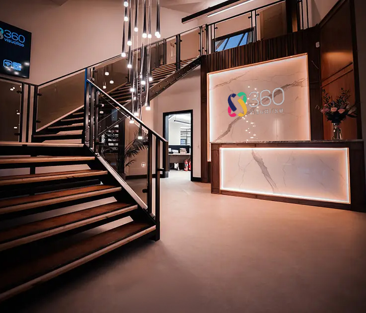 The Octagon reception, 360 Visualise