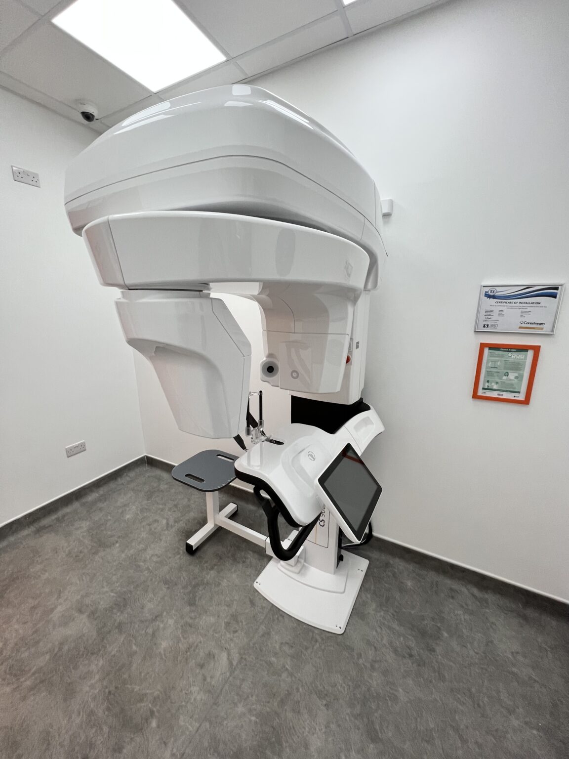 Carestream CS 9600 CBCT room at Evo Dental