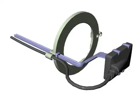DenBite bitewing sensor holder with aiming ring